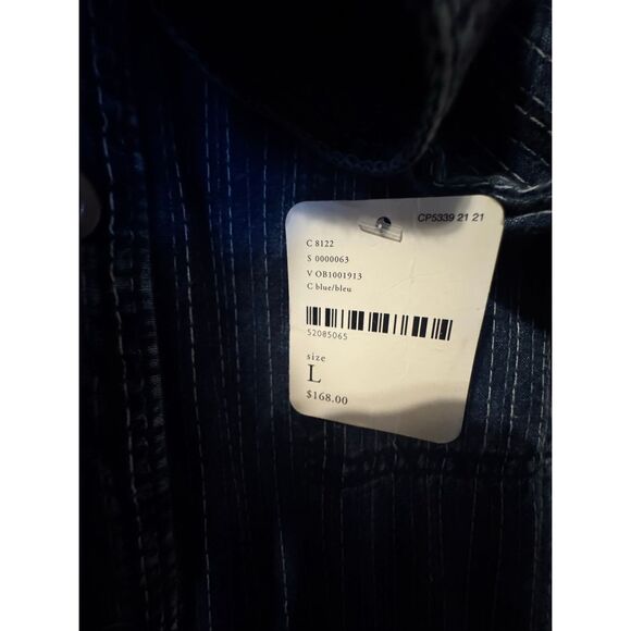 Free People Ari Striped Cotton Jumpsuit Large NWT - Picture 4 of 6